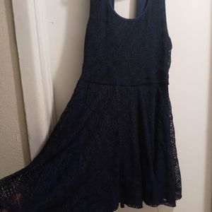 Navy blue dress